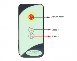 Infrared Remote Control Digital Display DC Motor Governor 6V 12V 24V 5A PWM Stepless Speed Controller